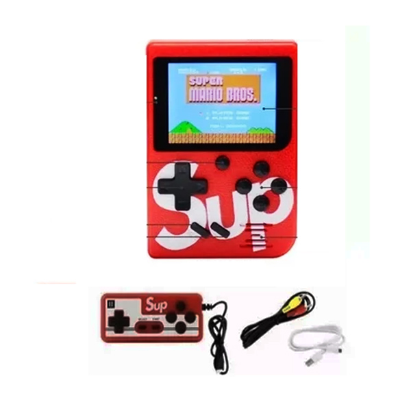 Control Game Box Consola Portátil C/control Game Box Sup 400 Juegos Old/retro ROJO