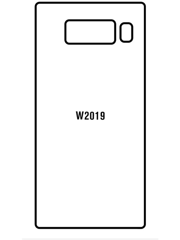 Jeco 99F Protector de Pantalla de Hidrogel Premium Para Samsung W2019 Sticker