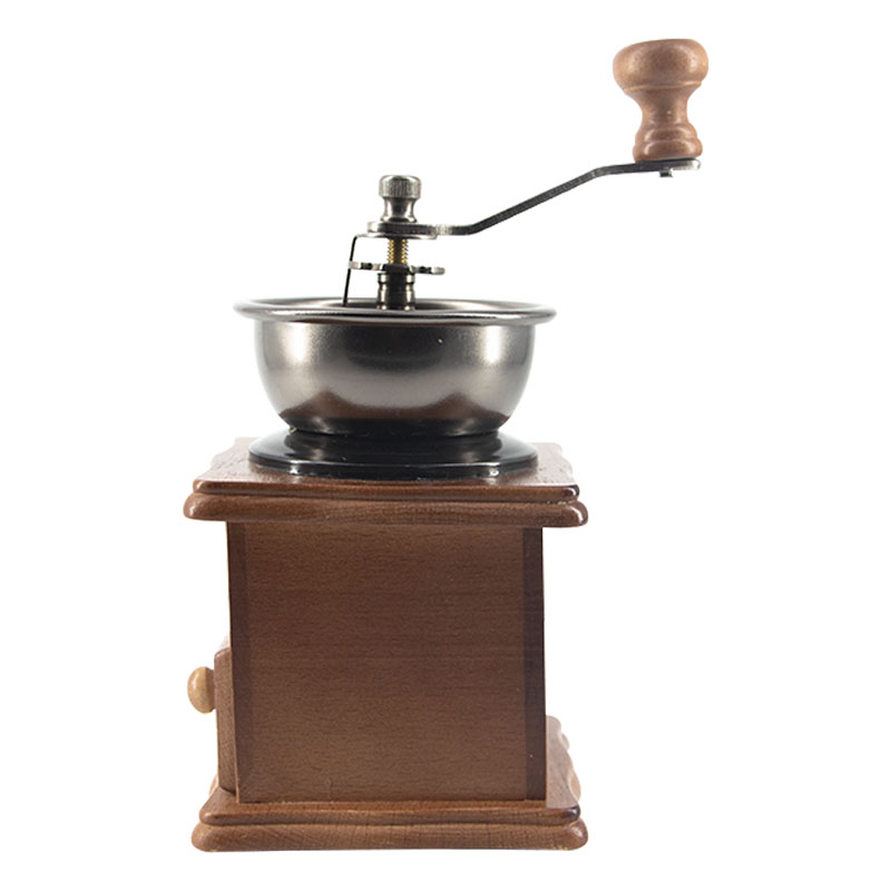 Molino Manual Portatil Para Cafe Manivela Ajustable Acero