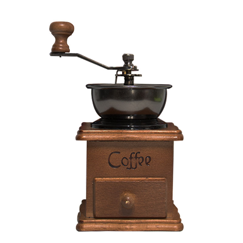 Molino Manual Portatil Para Cafe Manivela Ajustable Acero