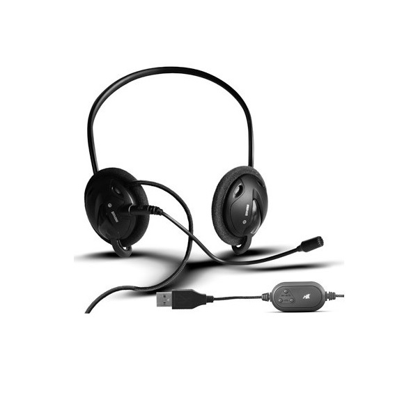 Maxell Diadema Con Banda Para Cuello C/ Micrófono, USB Desmontable / 346173