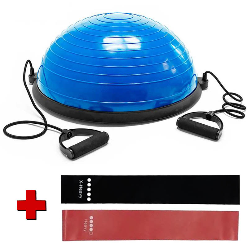 Kit Pelota de Yoga Bosu + Liga de Resistencia Nivel 4 + Liga de Resistencia Nivel 5 