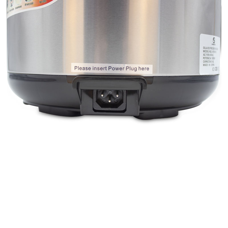 Olla De Presion Electrica 6l Acero Inoxidable Multifuncional