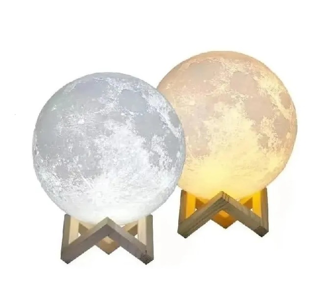 Lámpara Humidificador De Luna + 12 Esencias