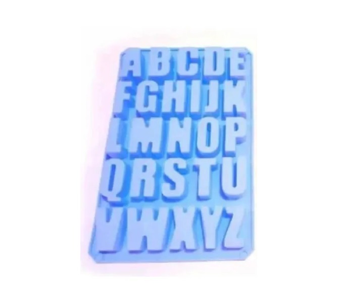 Molde De Silicón Letras Abecedario Para Repostería