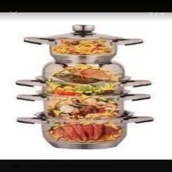 Bateria de Cocina Swiss Home 17 Pzas Acero Inoxidable Quirurgico T304 18/10