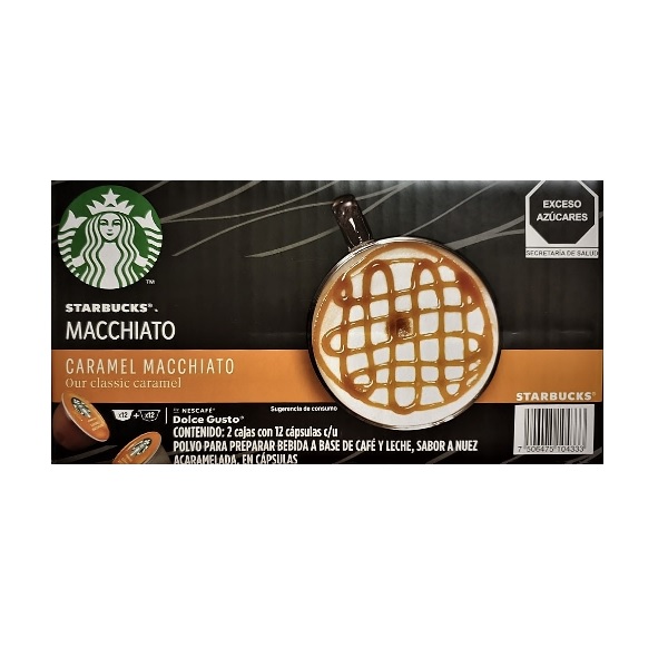 Cápsulas De Café Starbucks Caramel Macchiato 24 Cápsulas
