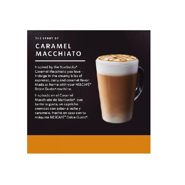 Cápsulas De Café Starbucks Caramel Macchiato 24 Cápsulas