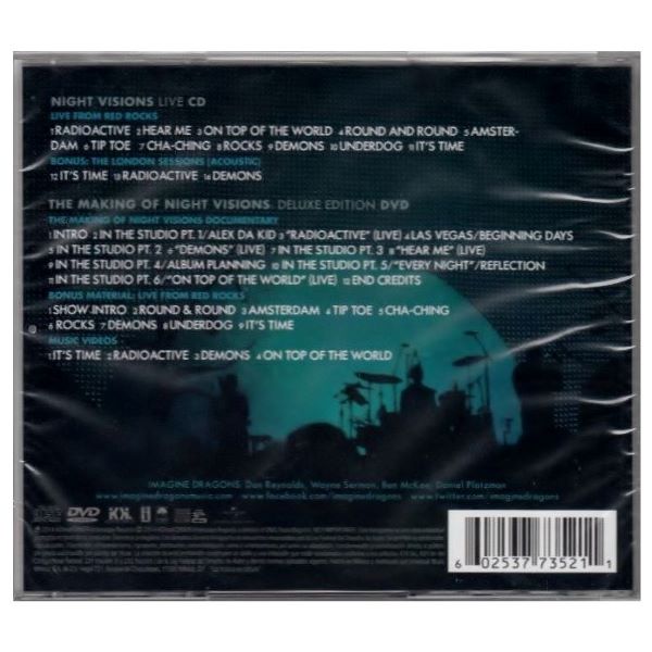 CD Imagine Dragons ~ Night visions live (c/DVD)