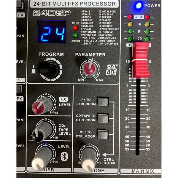 Mezcladora pasiva SOUNDTRACK MX-1002U Gris 10 Ch Bluetooth