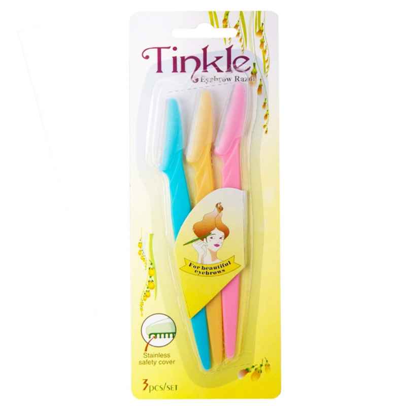 3 Pack Recortador De Cejas Portátil Para Mujer, Afeitadora De Cejas, Moldeador De Cejas, Herramienta Para El Cuidado Facial