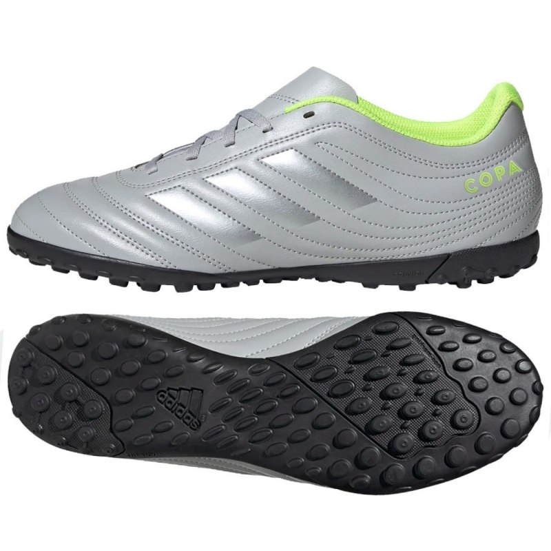 Tenis adidas Hombre Copa 20.4 Tf Gris Fútbol Rápido