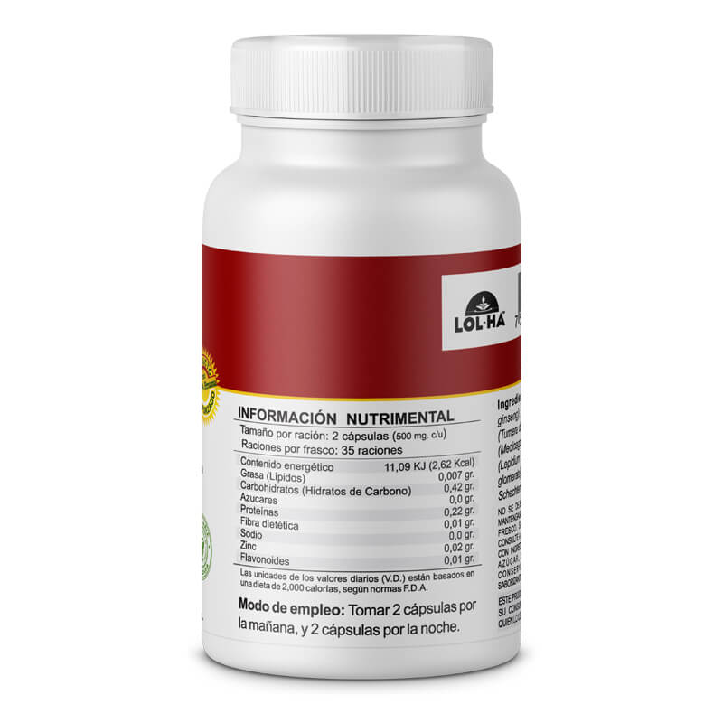 Power Yang Damiana de California y Maca Peruana 70 capsulas