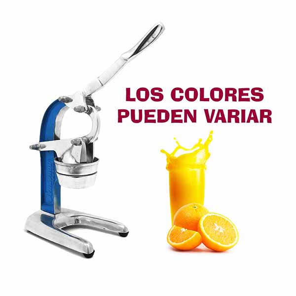  Exprimidor de naranjas aluminio uso doméstico, Aguascalientes 31x15cm 1 pza. EXP-DOM 