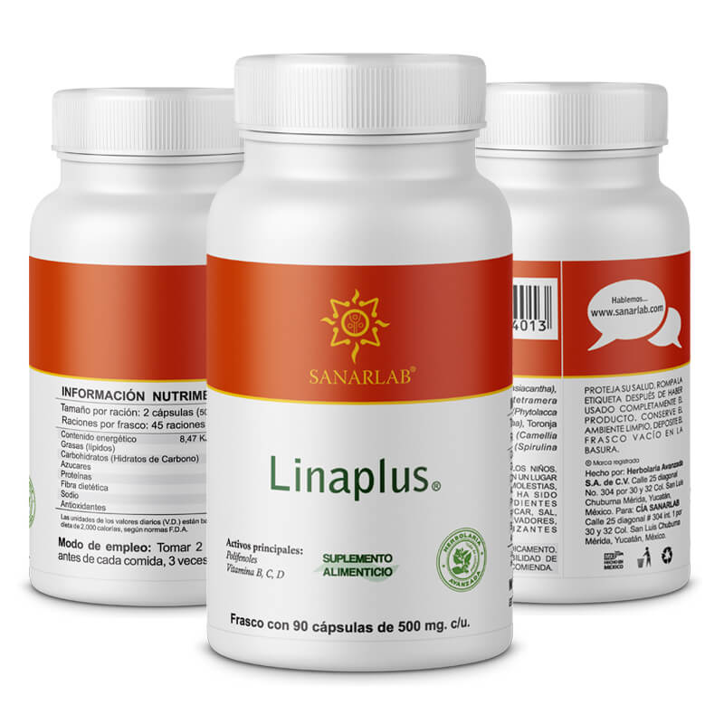 Lina Plus Linaza Molida en cápsulas 90 cápsulas