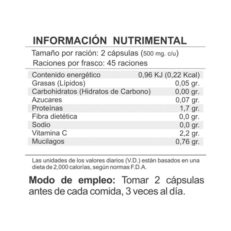 Laxi Ha Cápsulas de Nopal y Moringa 90 cápsulas