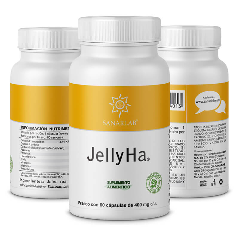 Jelly Ha Jalea Real 70 Cápsulas 500 mg 