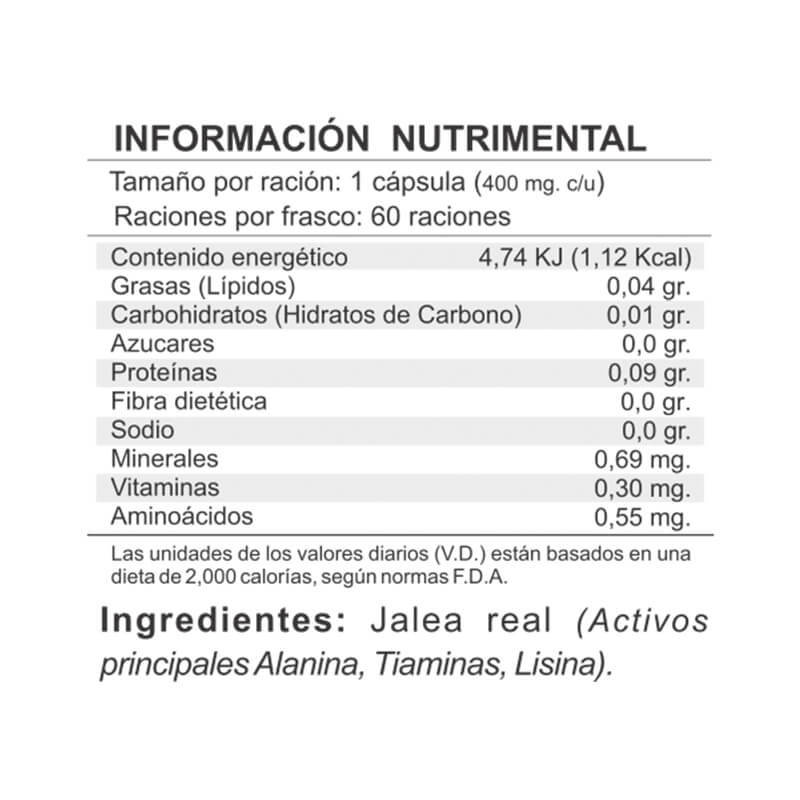 Jelly Ha Jalea Real 70 Cápsulas 500 mg 