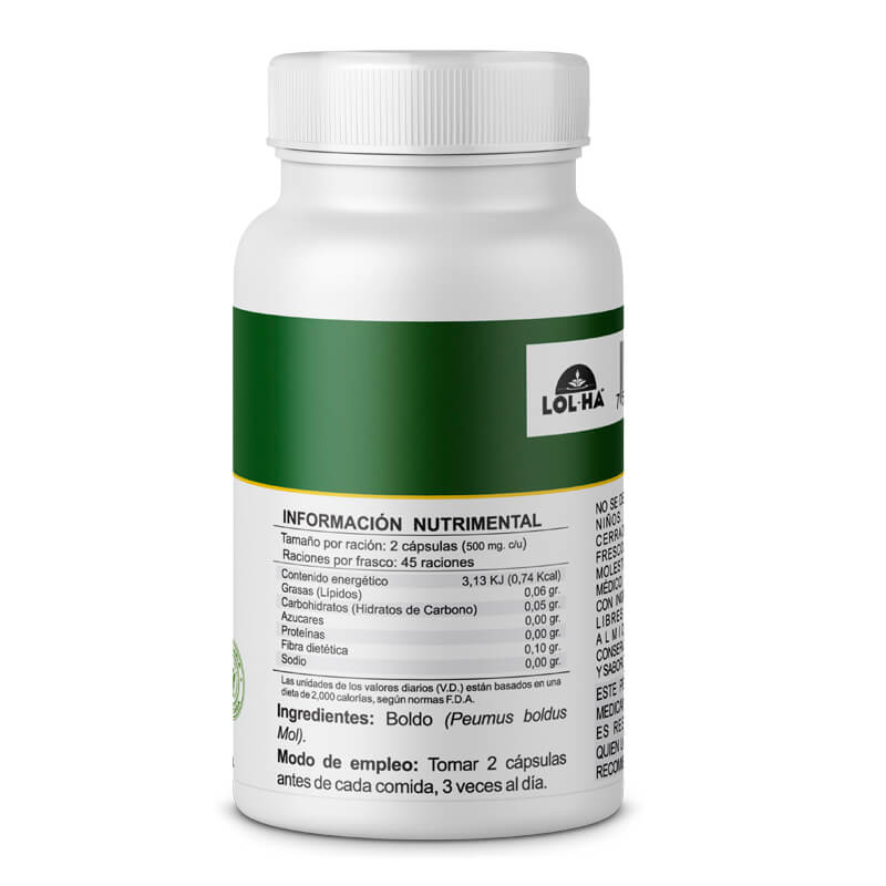 Boldo Ha Cápsulas de Boldo 90 Cápsulas