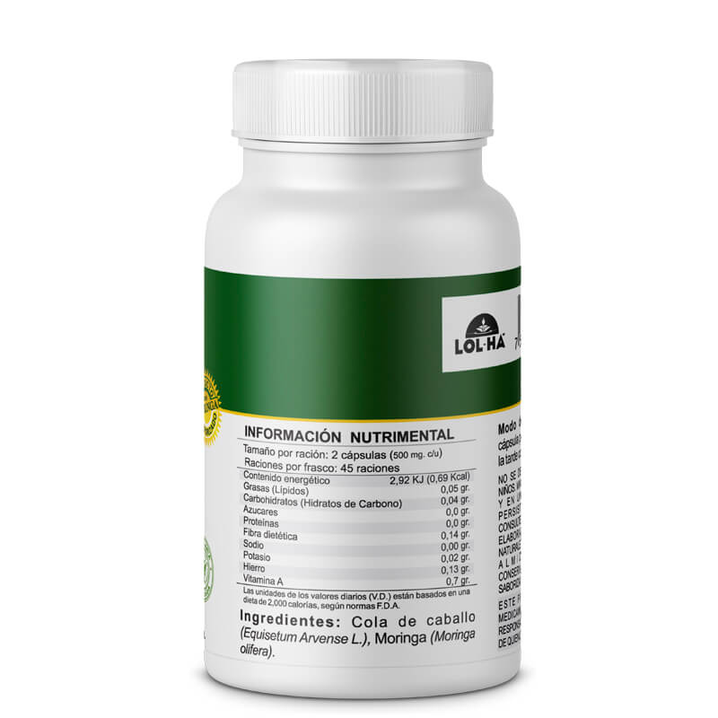 Anti O Reforzado Cola de Caballo 90 cápsulas 500 mg