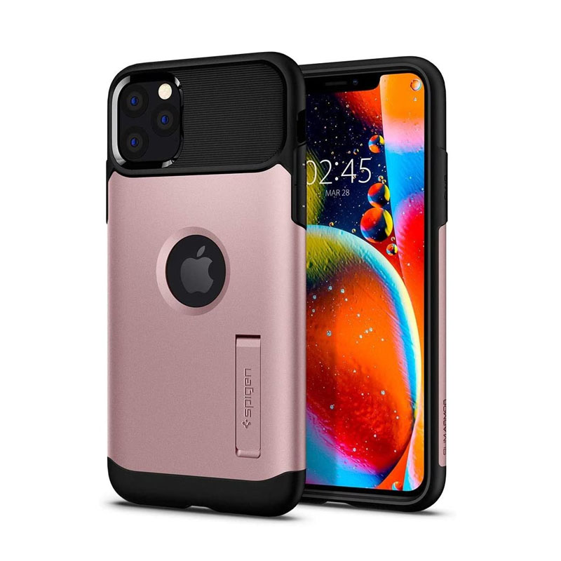 Funda iPhone 11 Pro Slim Armor Uso Rudo Spigen Rosa