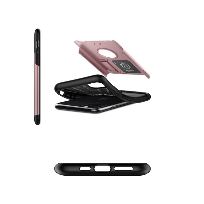 Funda iPhone 11 Pro Slim Armor Uso Rudo Spigen Rosa