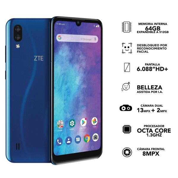 Celular Zte Blade A5 2020 64GB Teléfono Smartphone