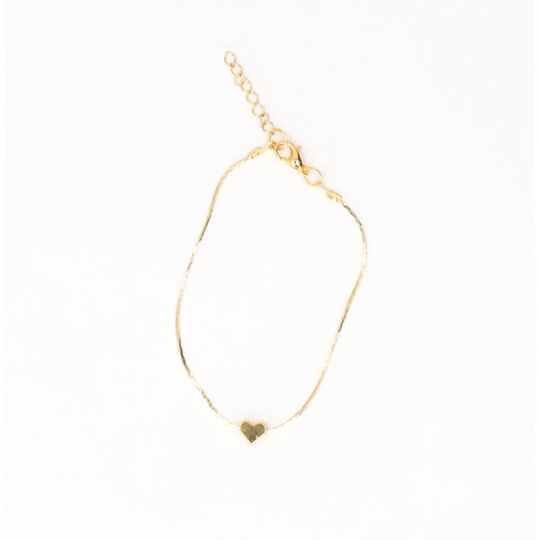 Pulsera Brazalete Chapa Oro POLO RIVERA dije CORAZON