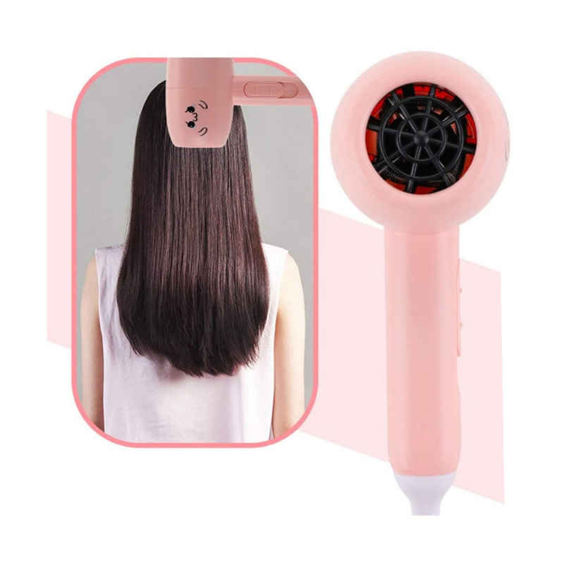 Secador Mini Para Cabello Portatil Soplador De Cabello Ideal Para Viaje Accesorio De Belleza Para El Cuidado Del Cabello