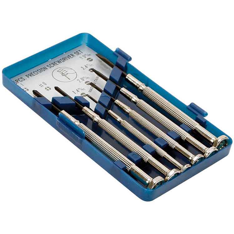 Juego De Desarmadores Metálicos Tipo Relojero
