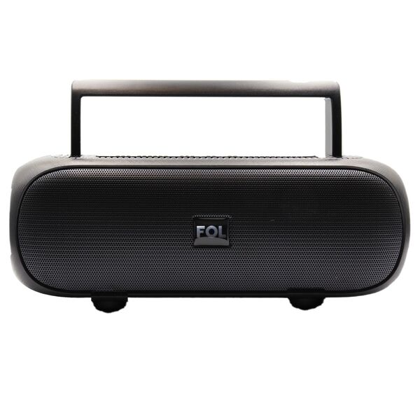 Bocina Fol Negro Portátil Bluetooth Carga Solar Linterna Exterior