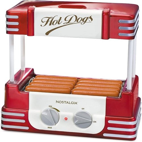 Maquina de Hot Dogs Nostalgia HDR8RR Retro Roja