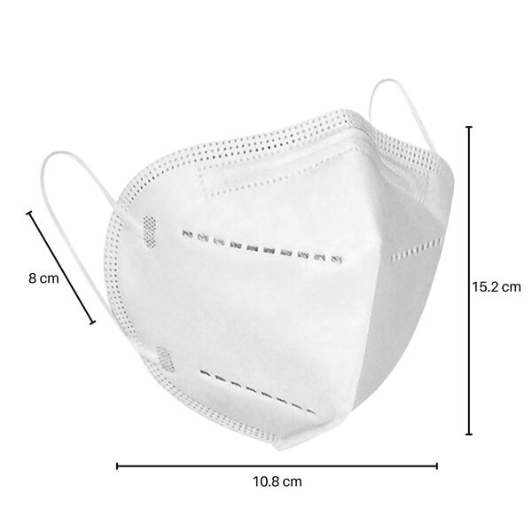 Cubrebocas Kleenex Tipo Kn95 Mascarillas Tricapa 10 Piezas