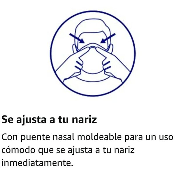 Cubrebocas Kleenex Tipo Kn95 Mascarillas Tricapa 10 Piezas