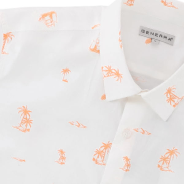 Camisa Manga Corta de Palmeras Generra 118105