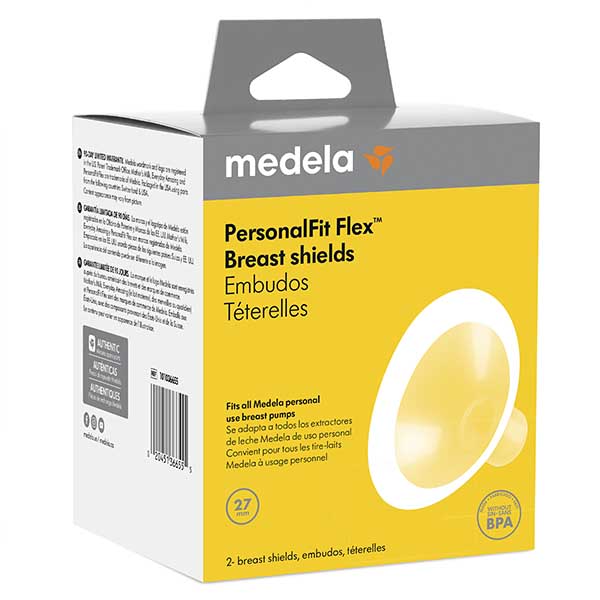 Embudo PersonalFit Flex de 27mm para Extractor de Leche Medela