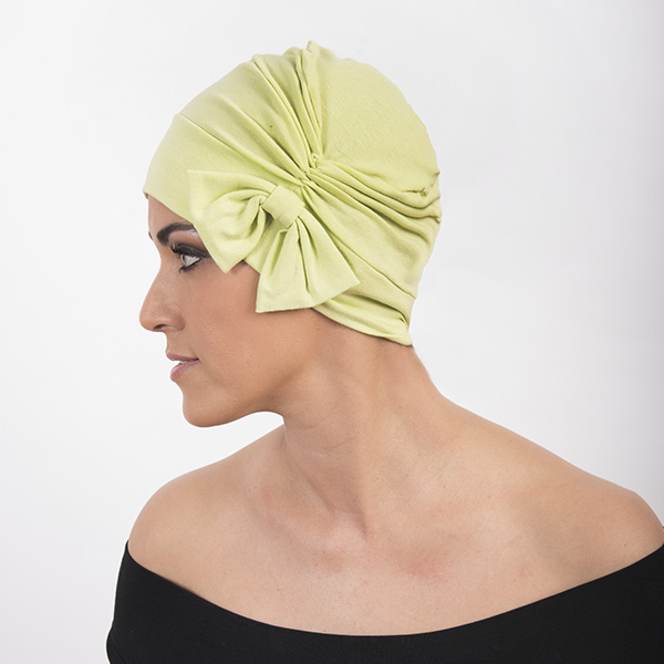 MIA. Turbante oncológico Coqueta, prenda de algodón