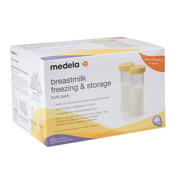 Set De Almacenamiento De Leche Materna Medela Con Botellas Y