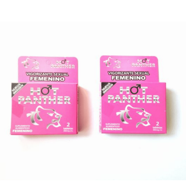 4 Pastillas Hot Panther Mujer - Estimulador De La Potencia Femenina