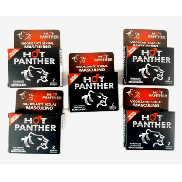10 Pastillas Hot Panther hombre - Estimulador De La Potencia Masculina