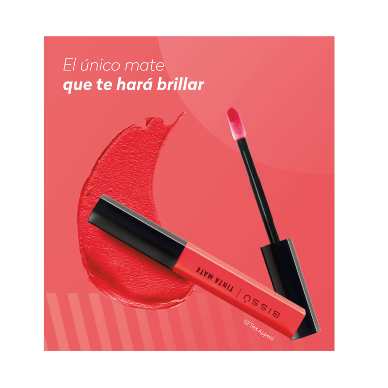 Labial Bissú Tinta Mate Original Variedad De Colores