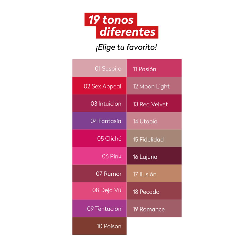 Labial Bissú Tinta Mate Original Variedad De Colores