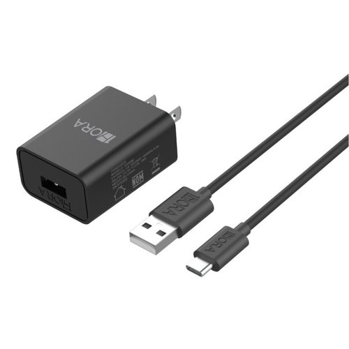 Cargador USB 2.0A Con Cable Tipo C Carga Rápida 1HORA