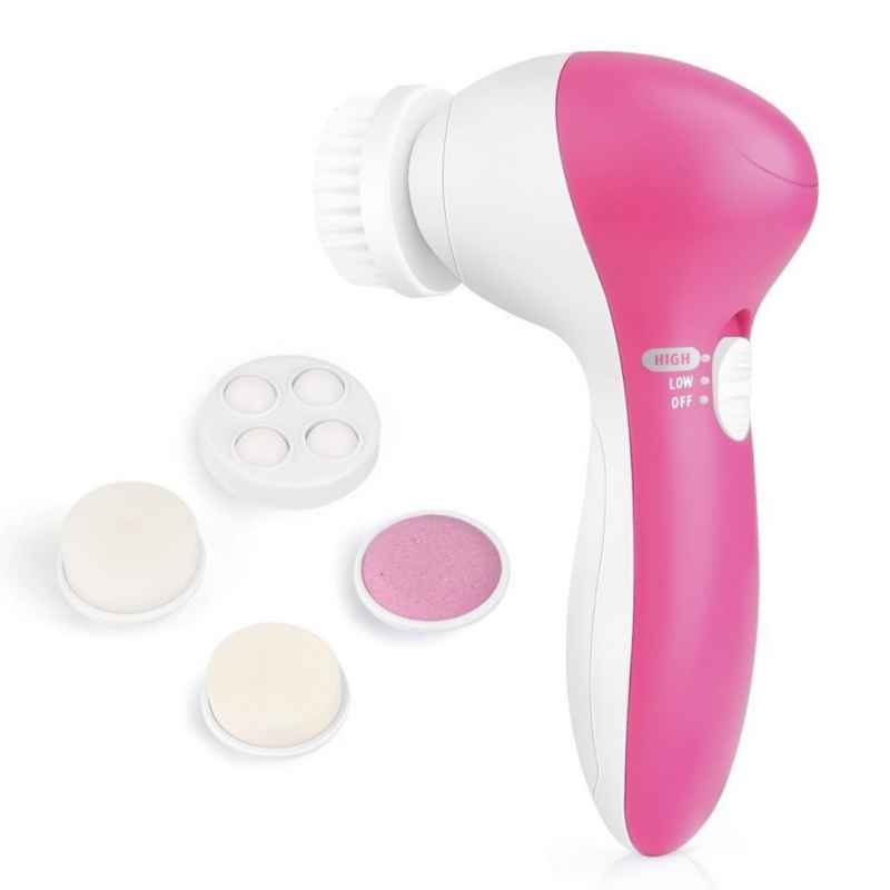 Cepillo Facial Spa Exfoliante Limpiador 5 En 1 Mas Limpiador Facial Ácido Hialurónico Humectante Blanqueador