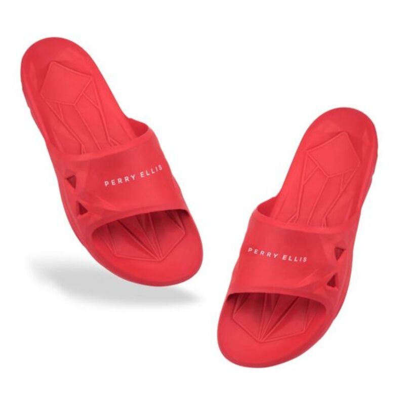 Sandalia Para Hombre De Playa Perry Ellis Color Rojo 269