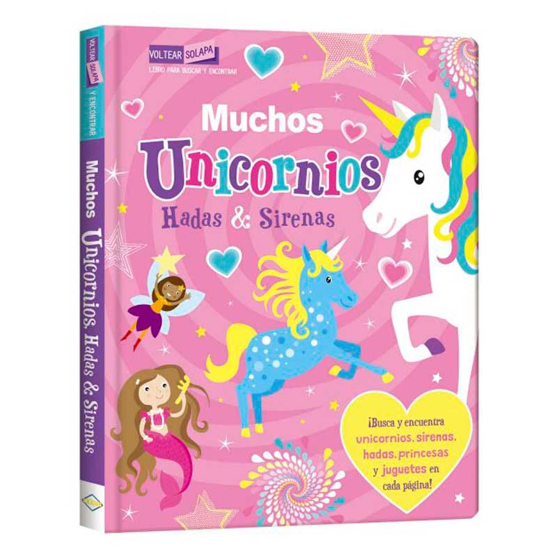 Muchos Unicornios, Hadas Y Sirenas- Busca Y Encuentra