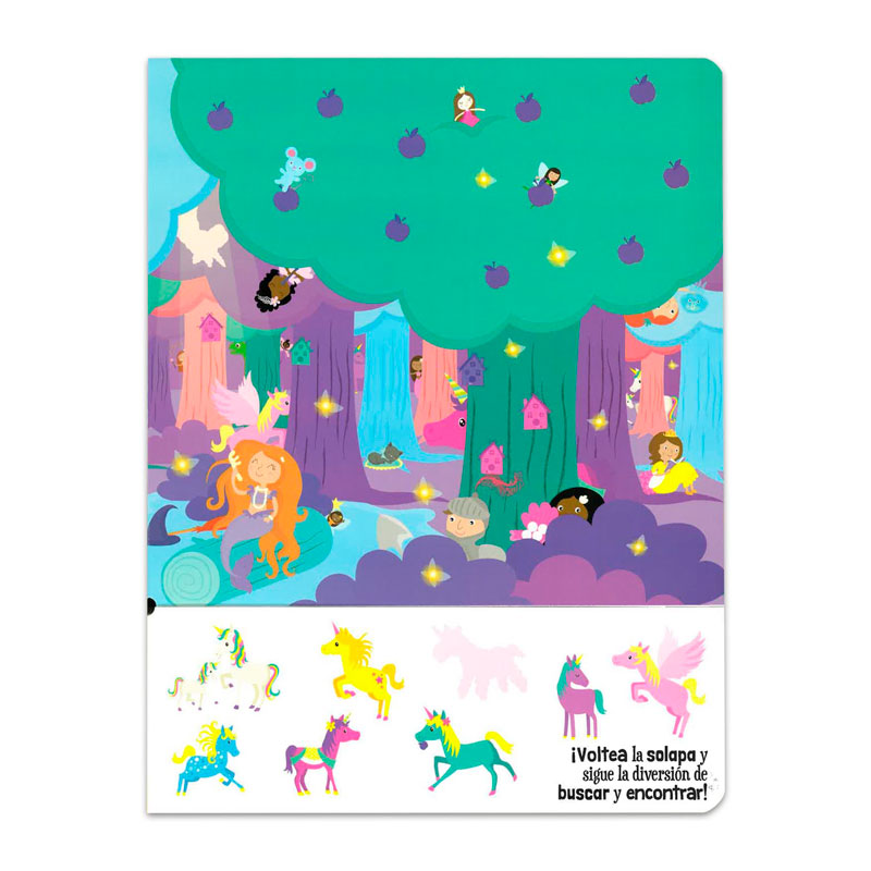 Muchos Unicornios, Hadas Y Sirenas- Busca Y Encuentra
