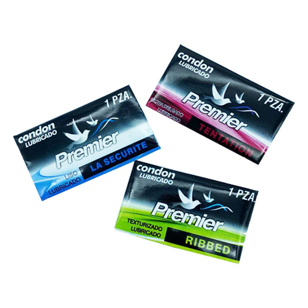 Vitrolero Con 70 Piezas De Condones Premier 3 Presentaciones