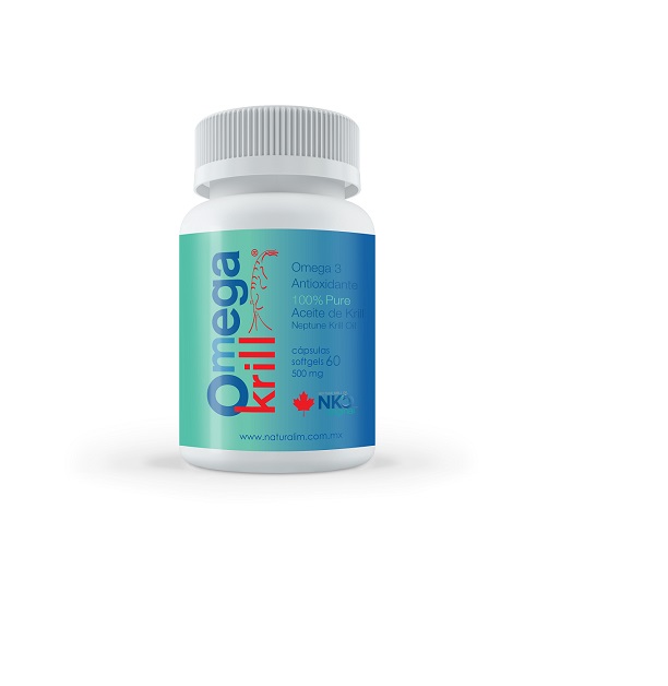 OMEGAKRILL, ACEITE PURO DE KRILL 60 CAPS. 500MG NKO