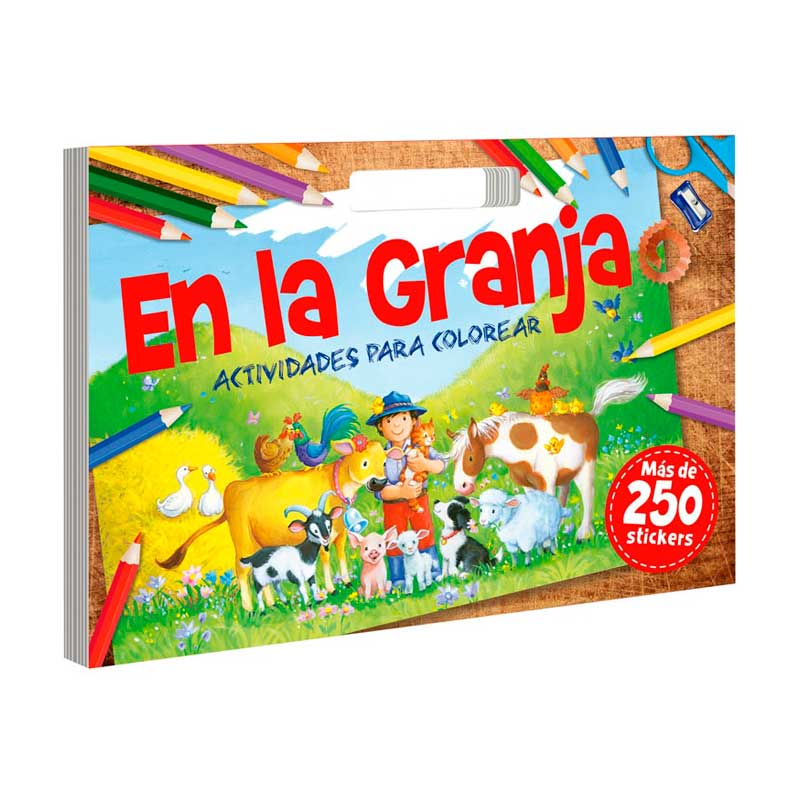 En La Granja- Actividades Para Colorear + Stickers